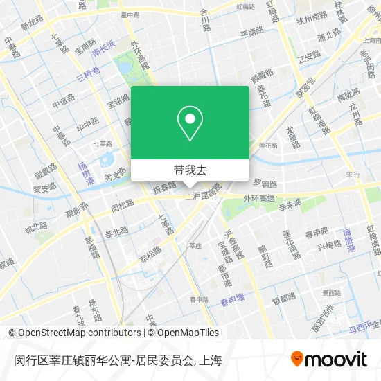 闵行区莘庄镇丽华公寓-居民委员会地图