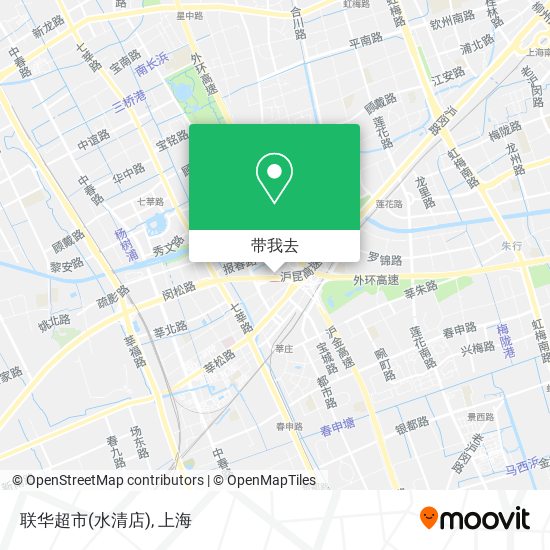 联华超市(水清店)地图