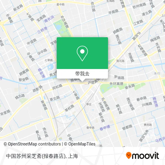 中国苏州采芝斋(报春路店)地图