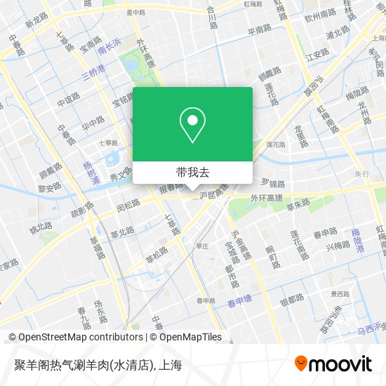 聚羊阁热气涮羊肉(水清店)地图