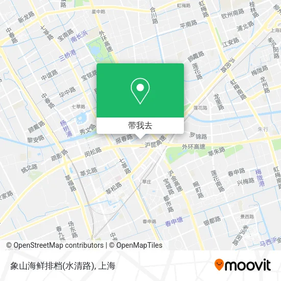 象山海鲜排档(水清路)地图