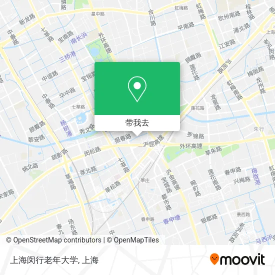 上海闵行老年大学地图