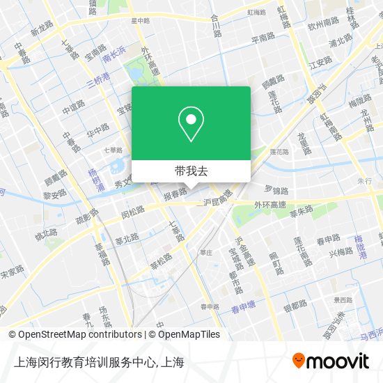上海闵行教育培训服务中心地图