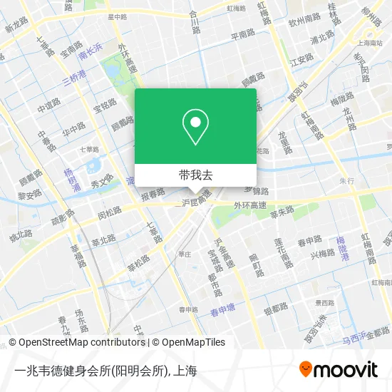 一兆韦德健身会所(阳明会所)地图