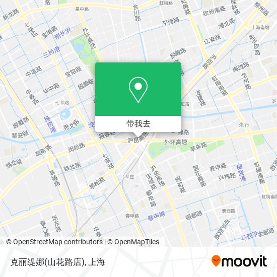 克丽缇娜(山花路店)地图