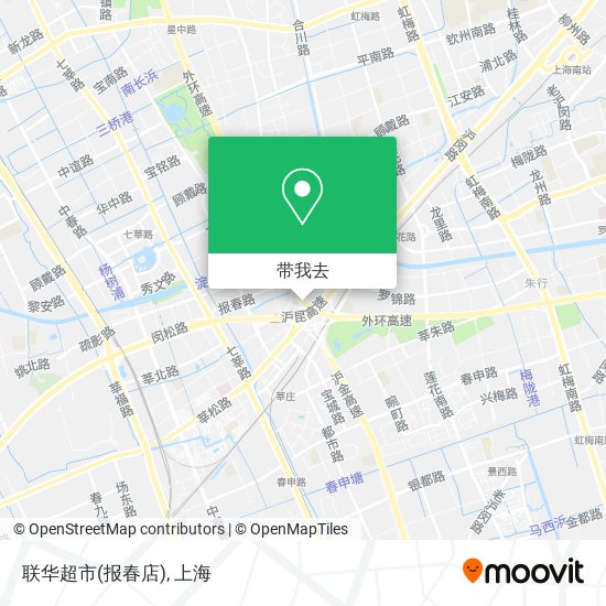 联华超市(报春店)地图