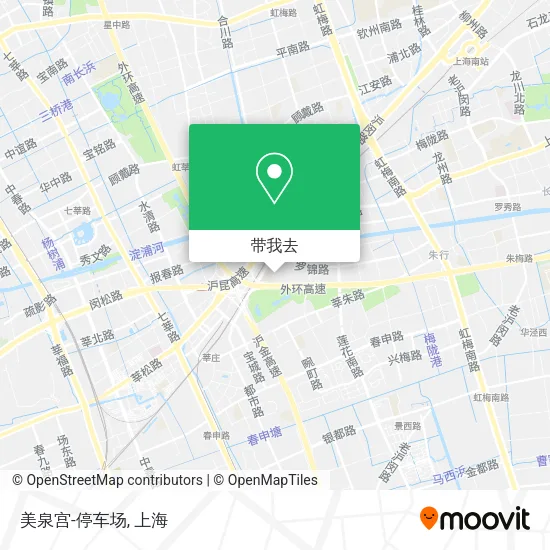 美泉宫-停车场地图