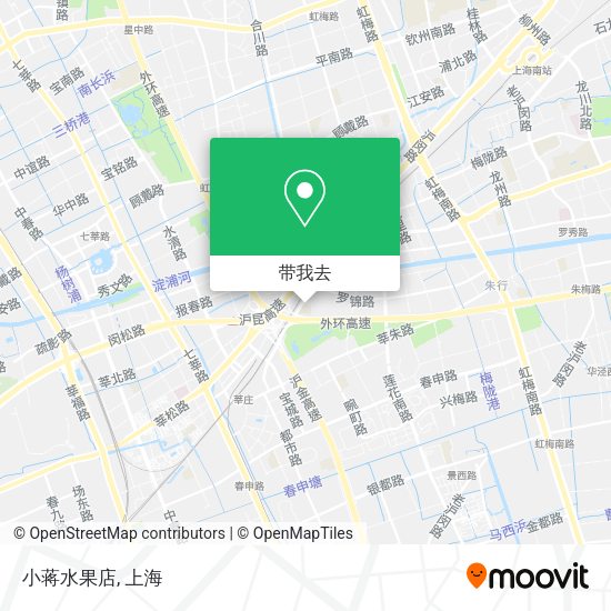 小蒋水果店地图
