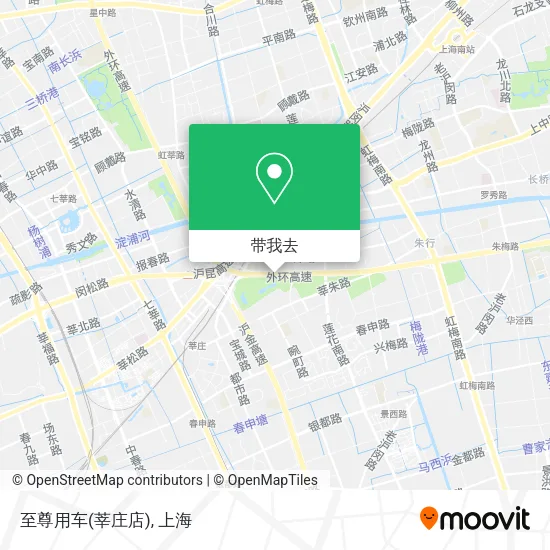 至尊用车(莘庄店)地图