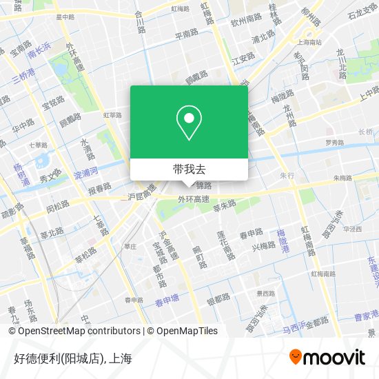 好德便利(阳城店)地图
