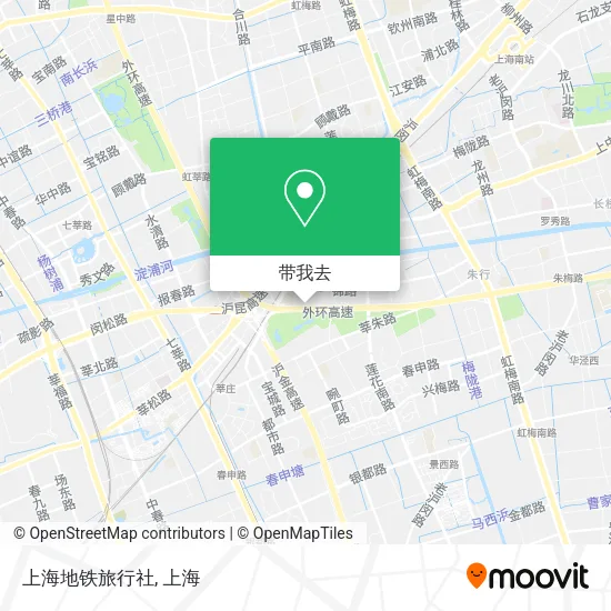 上海地铁旅行社地图