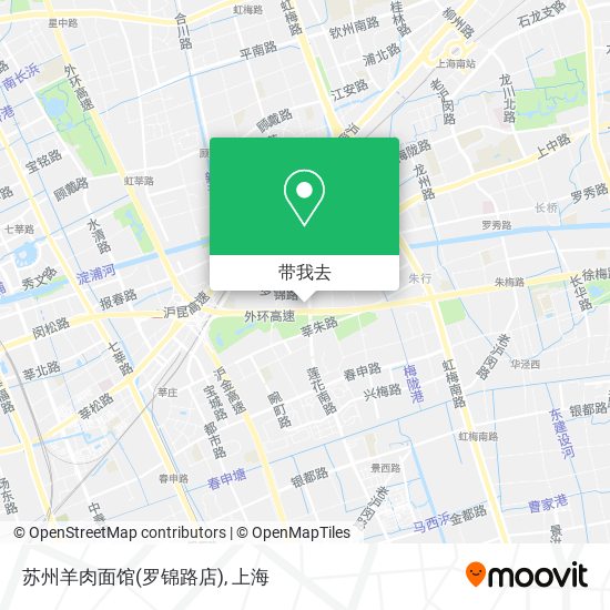 苏州羊肉面馆(罗锦路店)地图