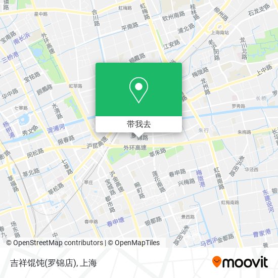 吉祥馄饨(罗锦店)地图