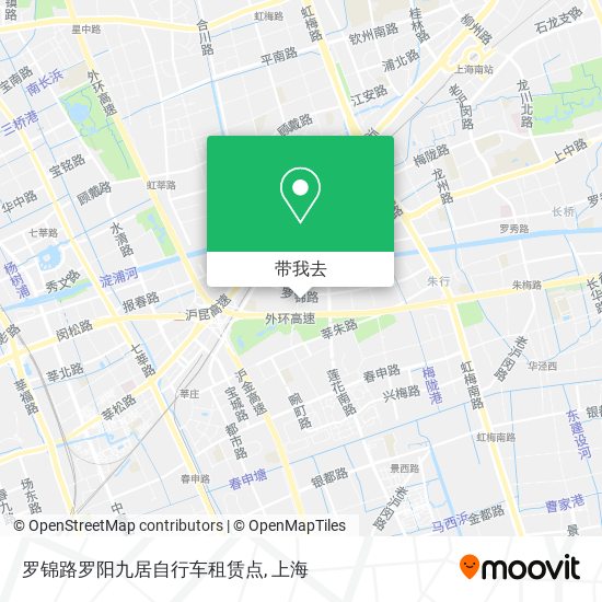 罗锦路罗阳九居自行车租赁点地图