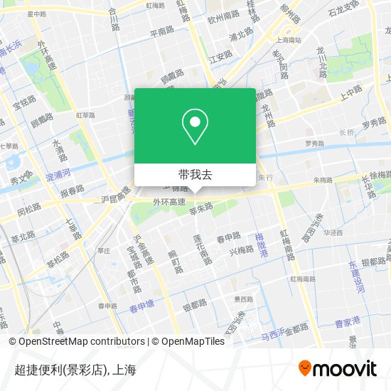 超捷便利(景彩店)地图