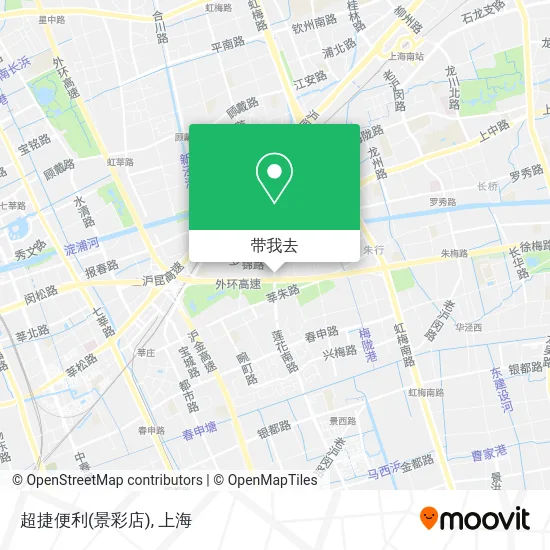 超捷便利(景彩店)地图