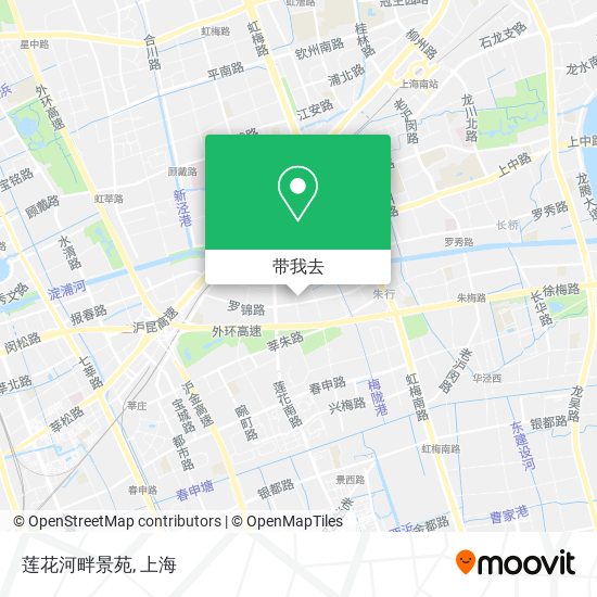 莲花河畔景苑地图