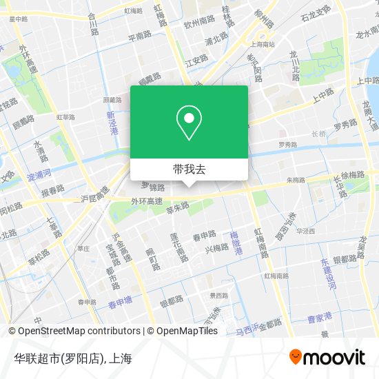 华联超市(罗阳店)地图