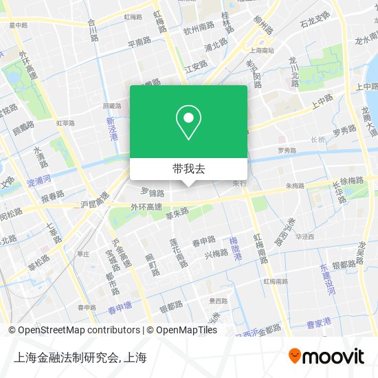 上海金融法制研究会地图