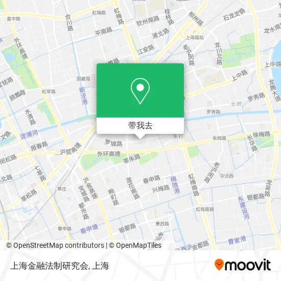 上海金融法制研究会地图