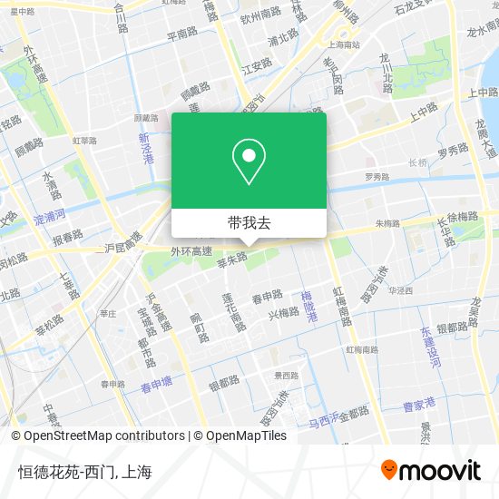 恒德花苑-西门地图