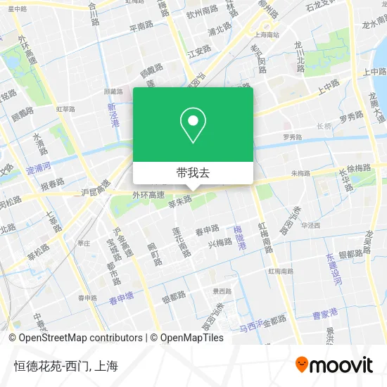 恒德花苑-西门地图