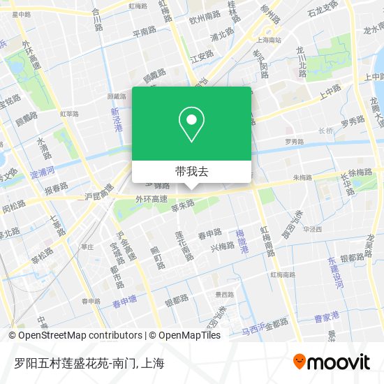 罗阳五村莲盛花苑-南门地图