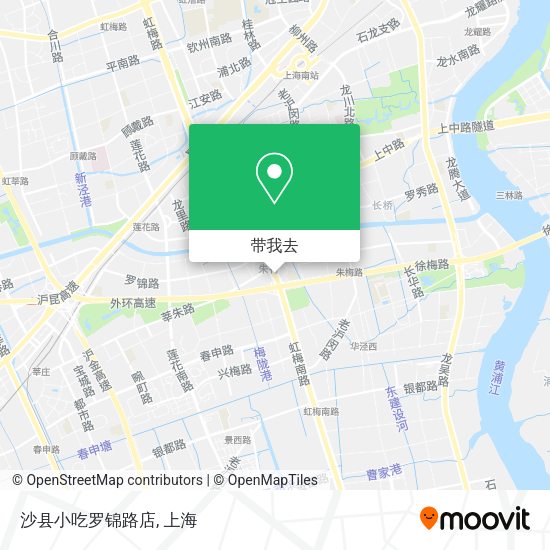 沙县小吃罗锦路店地图