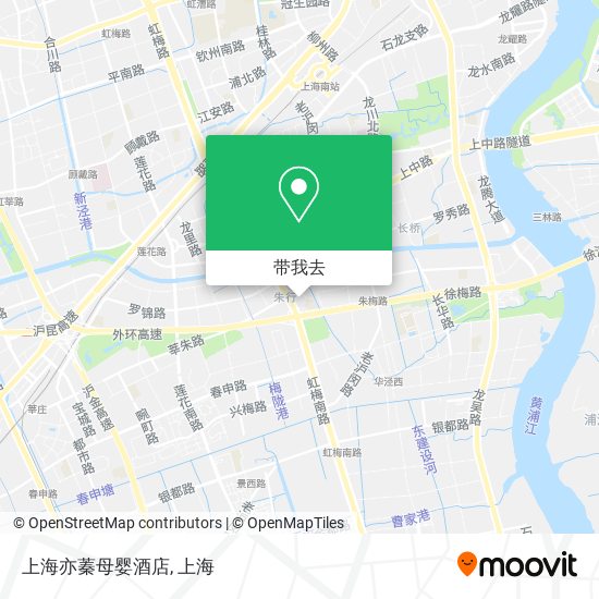 上海亦蓁母婴酒店地图