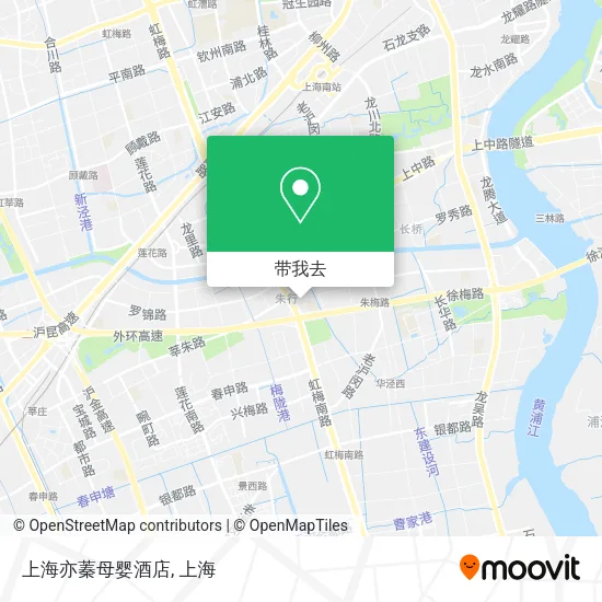 上海亦蓁母婴酒店地图