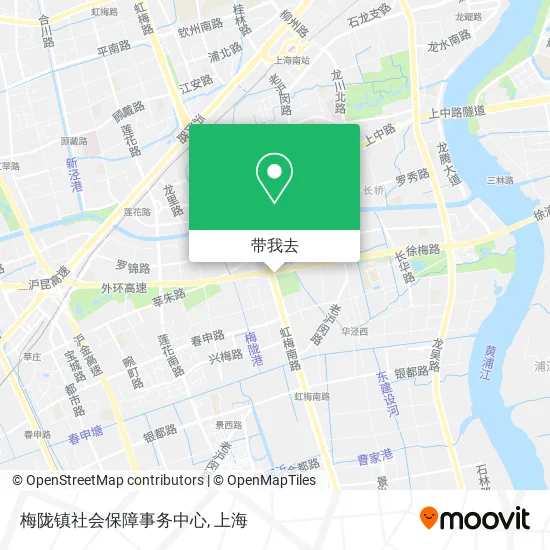 梅陇镇社会保障事务中心地图