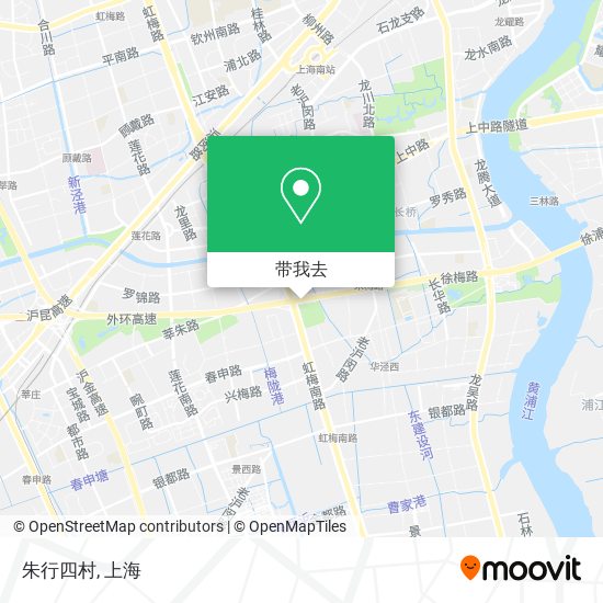 朱行四村地图
