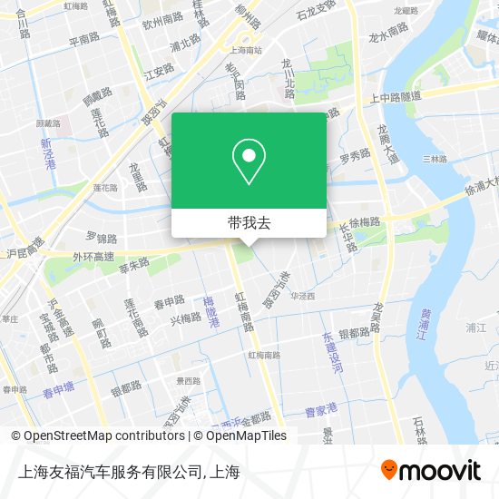 上海友福汽车服务有限公司地图