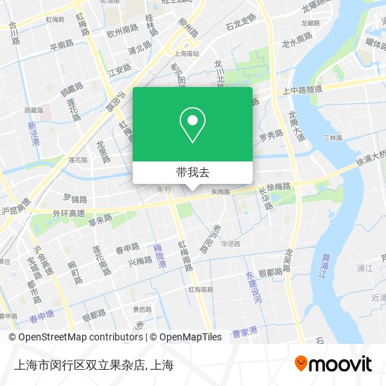 上海市闵行区双立果杂店地图
