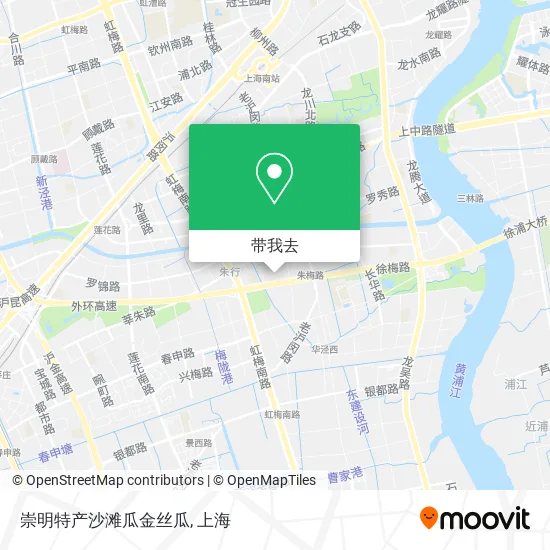 崇明特产沙滩瓜金丝瓜地图