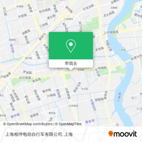 上海相伴电动自行车有限公司地图