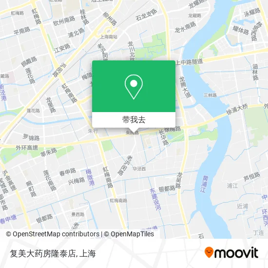复美大药房隆泰店地图