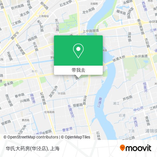 华氏大药房(华泾店)地图