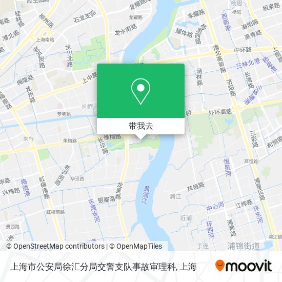 上海市公安局徐汇分局交警支队事故审理科地图