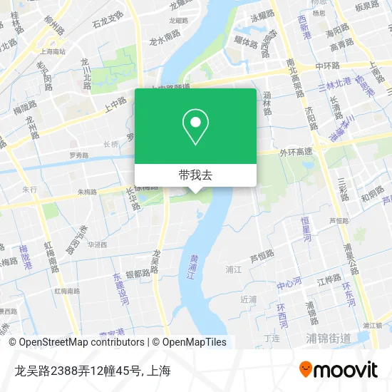 龙吴路2388弄12幢45号地图