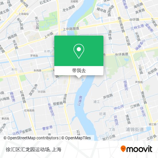 徐汇区汇龙园运动场地图