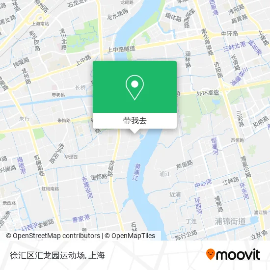 徐汇区汇龙园运动场地图