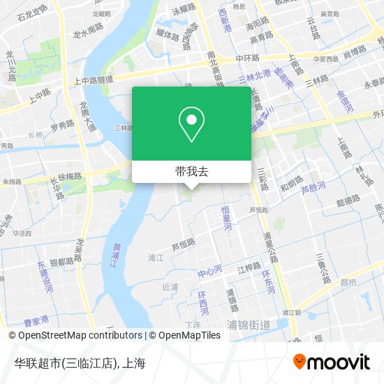 华联超市(三临江店)地图