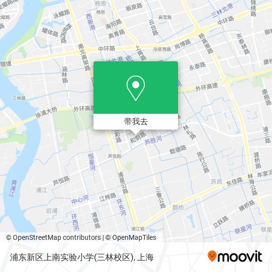 浦东新区上南实验小学(三林校区)地图