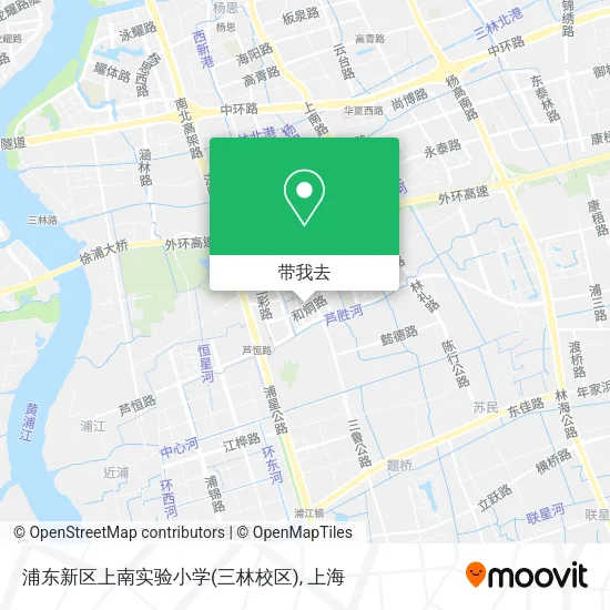浦东新区上南实验小学(三林校区)地图