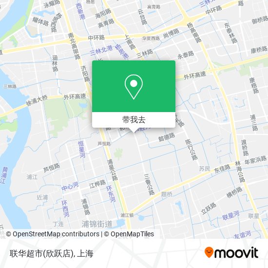 联华超市(欣跃店)地图