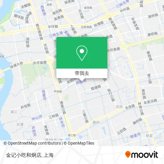 金记小吃和炯店地图