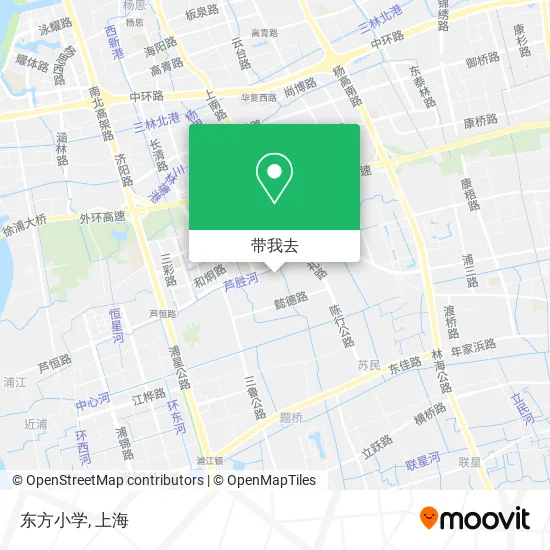 东方小学地图