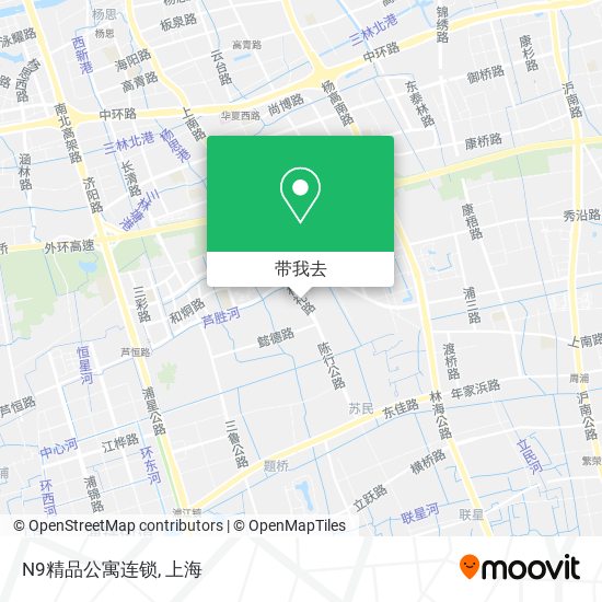 N9精品公寓连锁地图