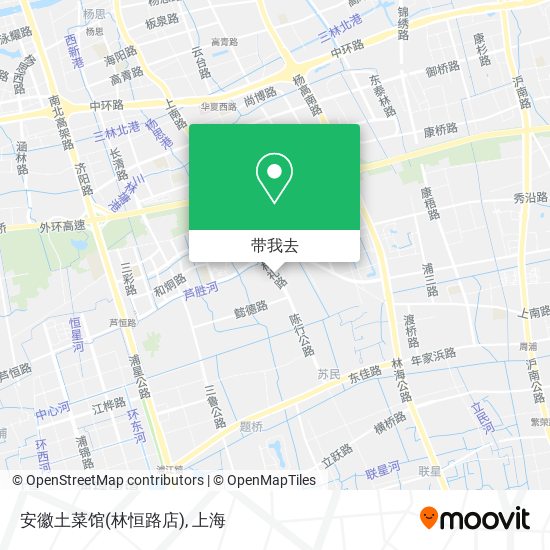 安徽土菜馆(林恒路店)地图